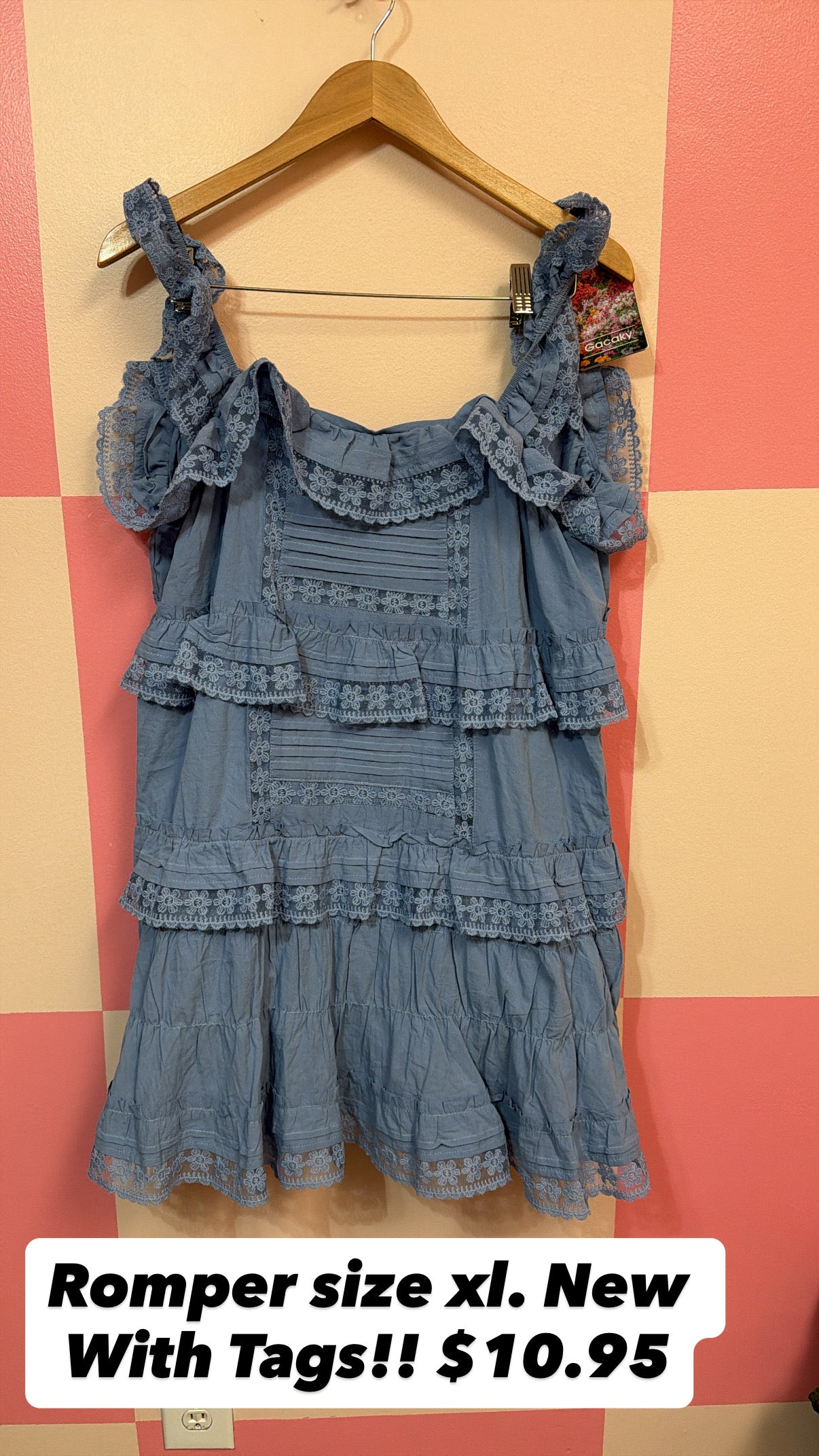 Blue romper