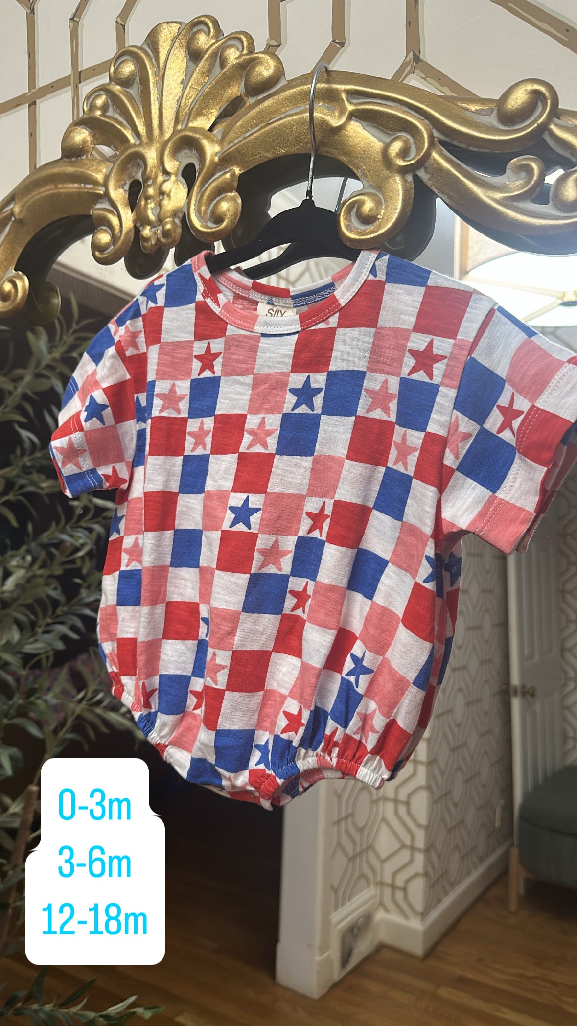 Pink stars onesie