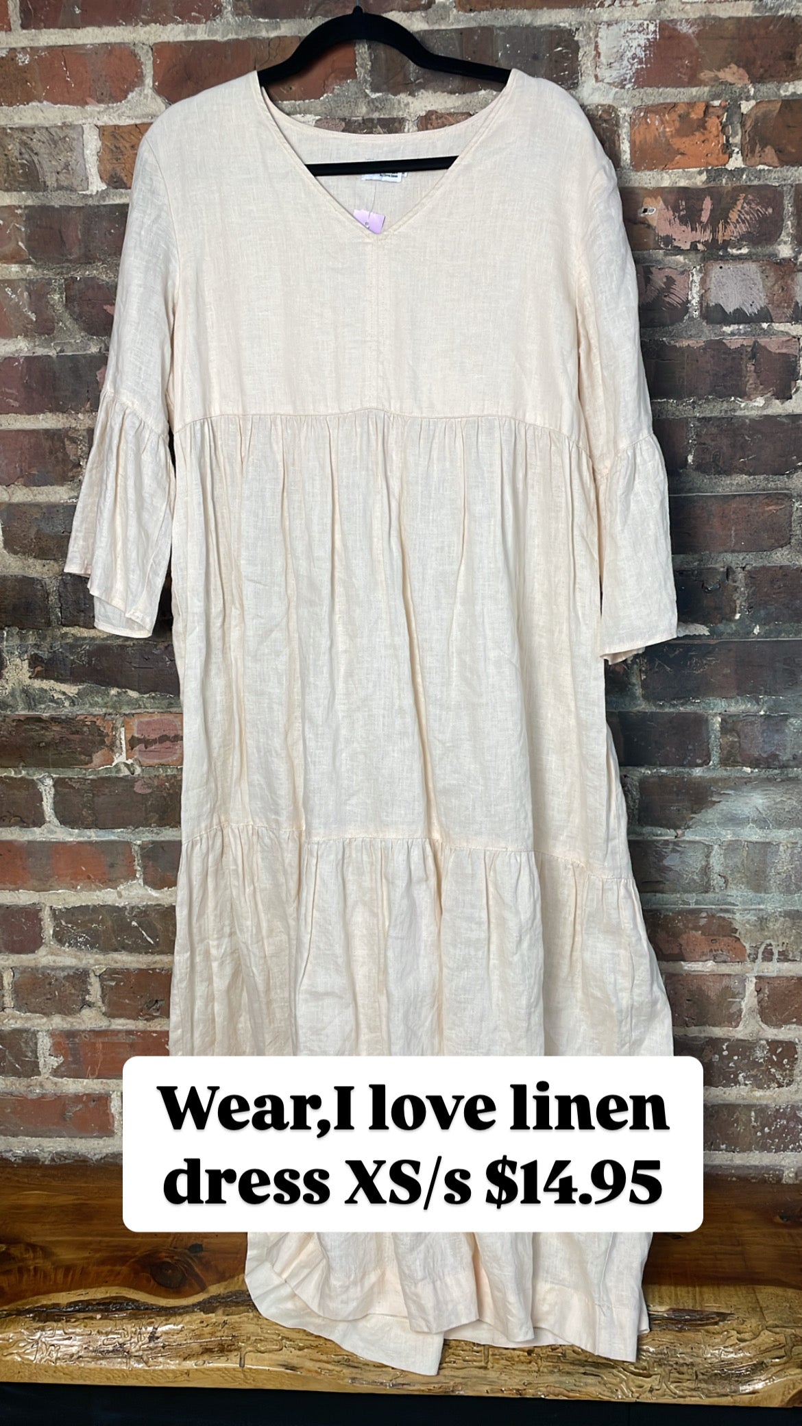 Wear,I love linen dress dress