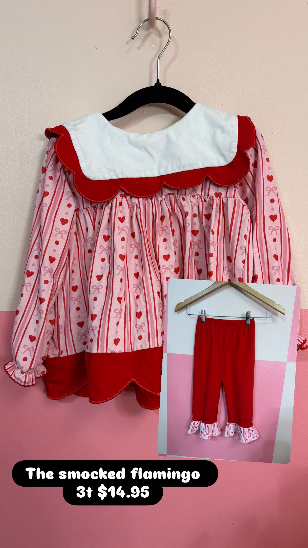 The smocked flamingo