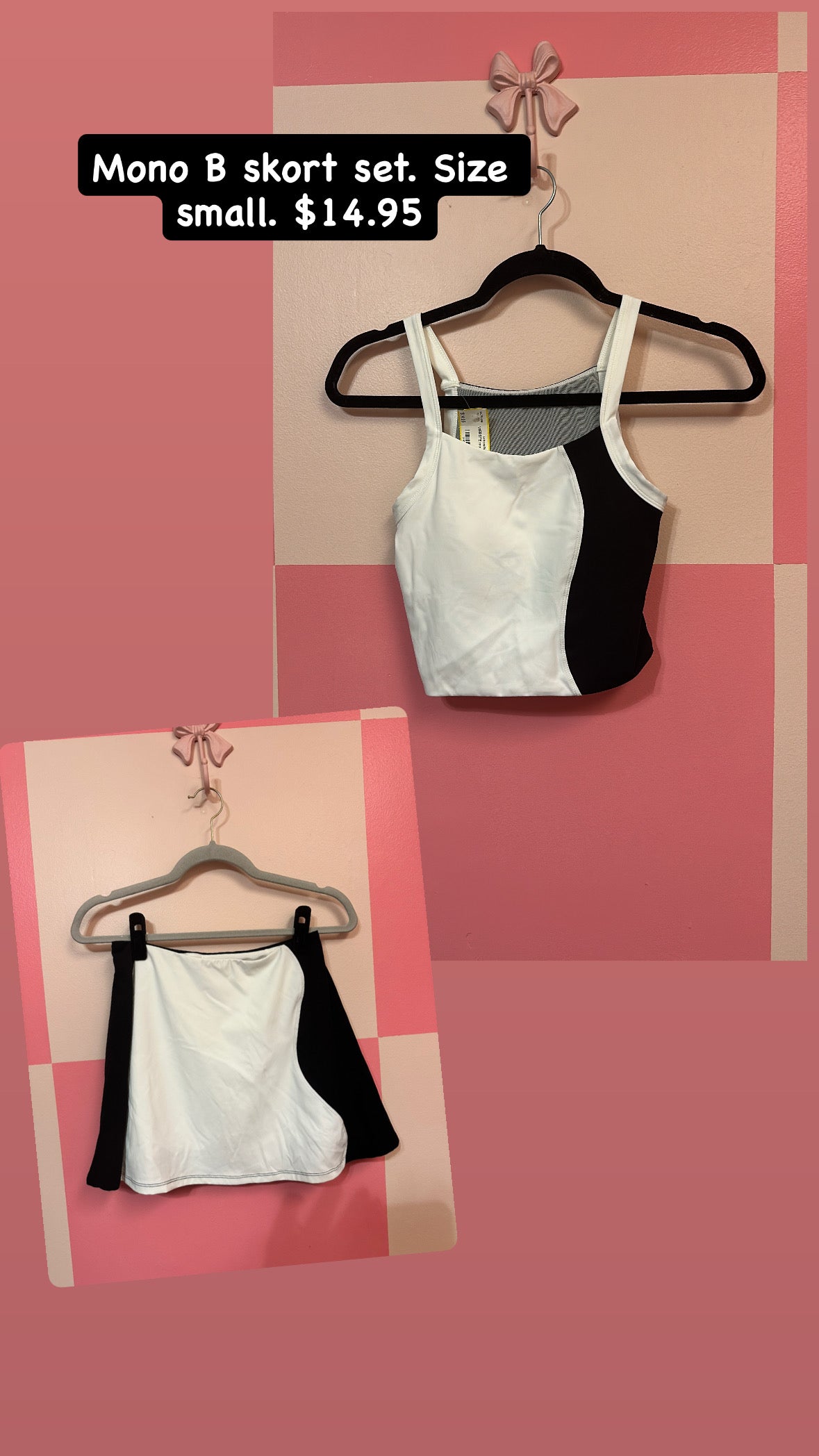 Mono B skort set