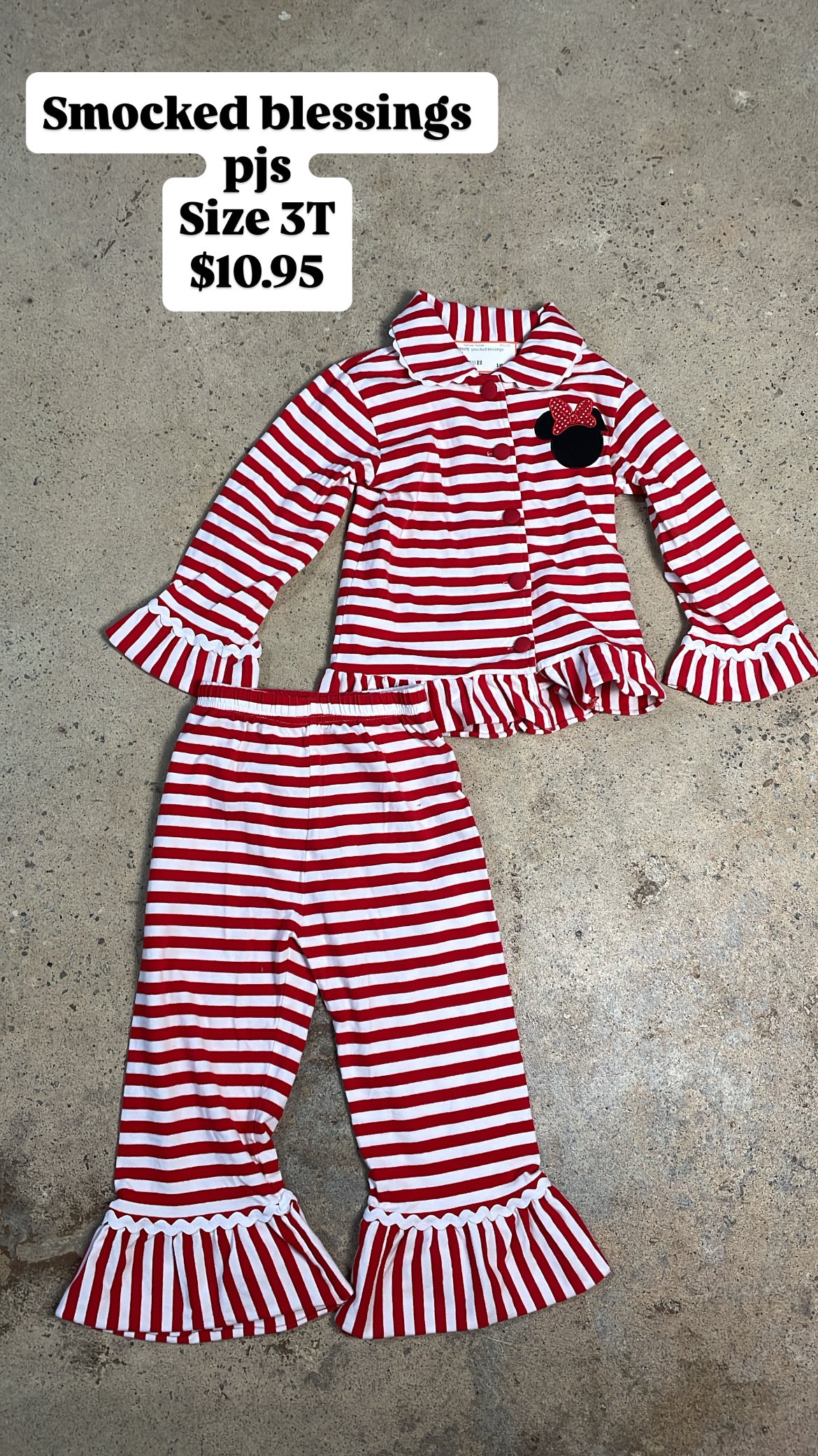Smocked blessings pjs