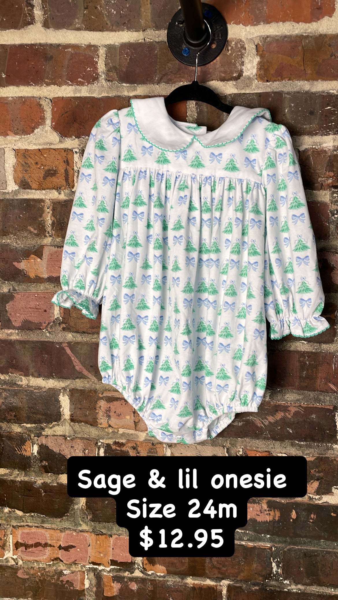 Sage & lil onesie