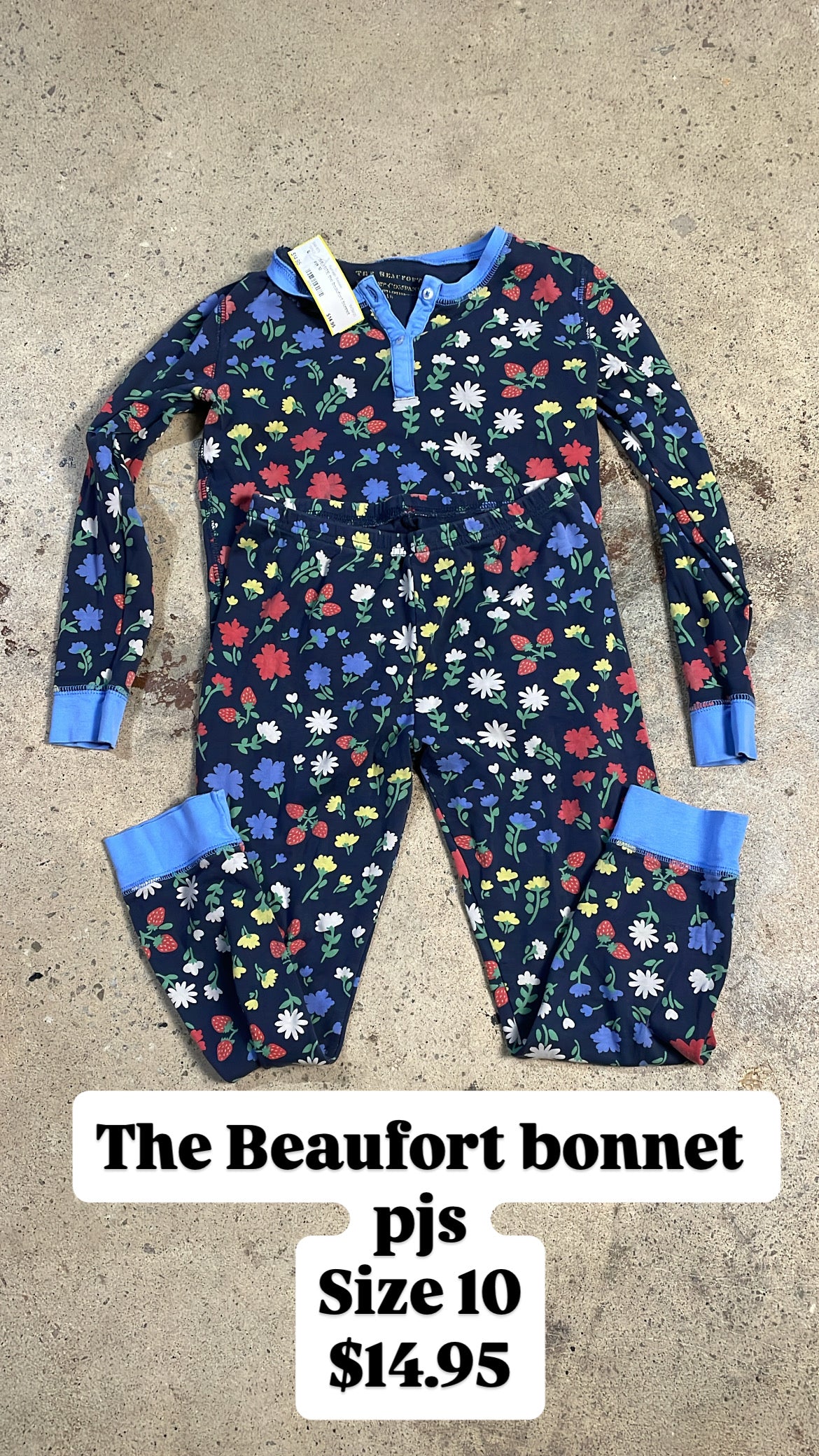 The Beaufort bonnet pjs