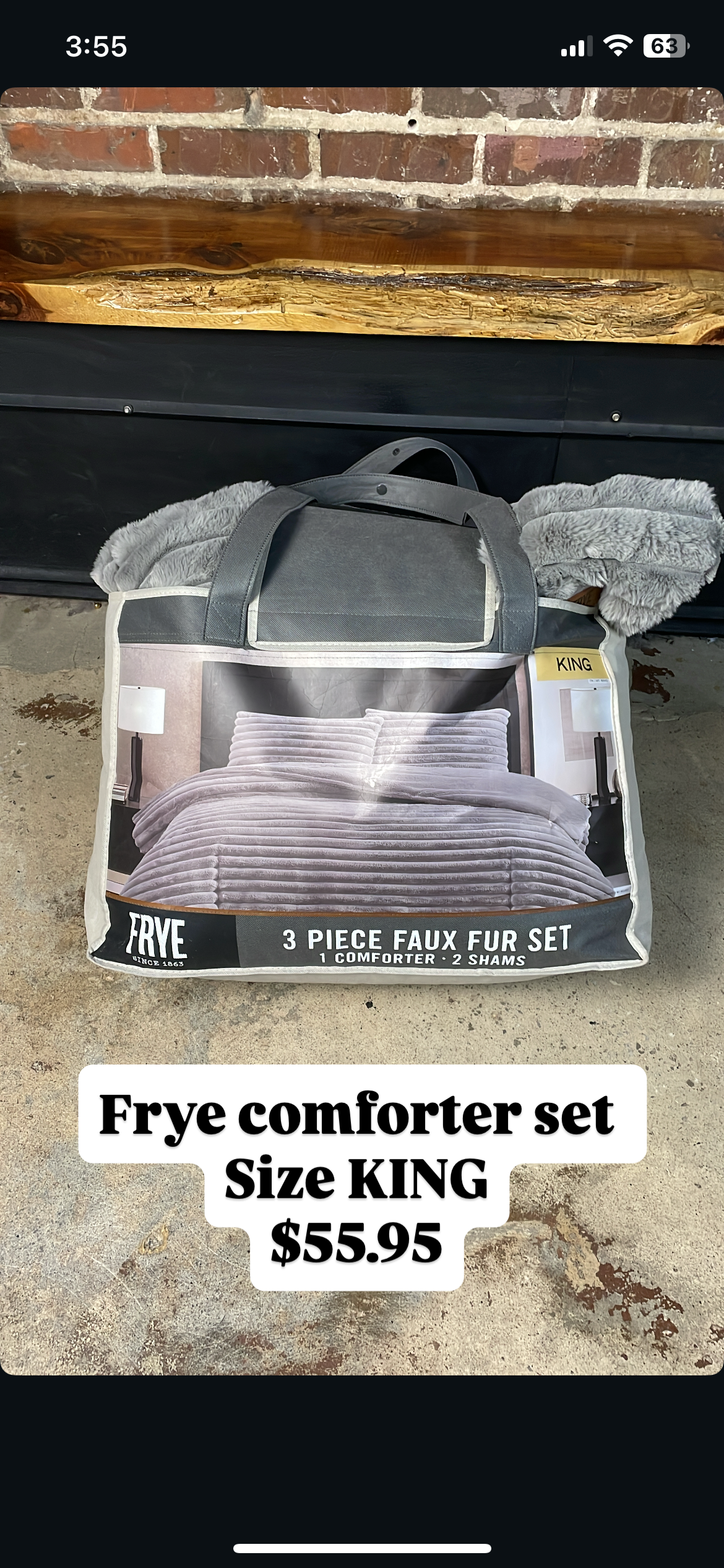 Frye comforter set