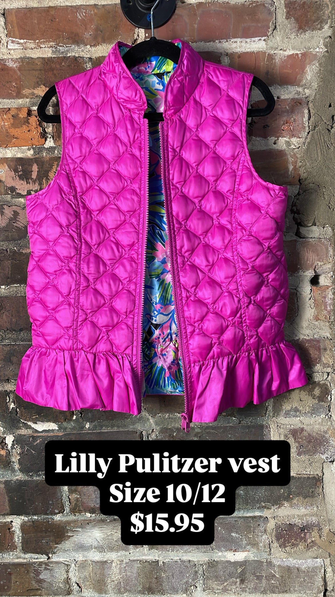 Lily Pulitzer vest