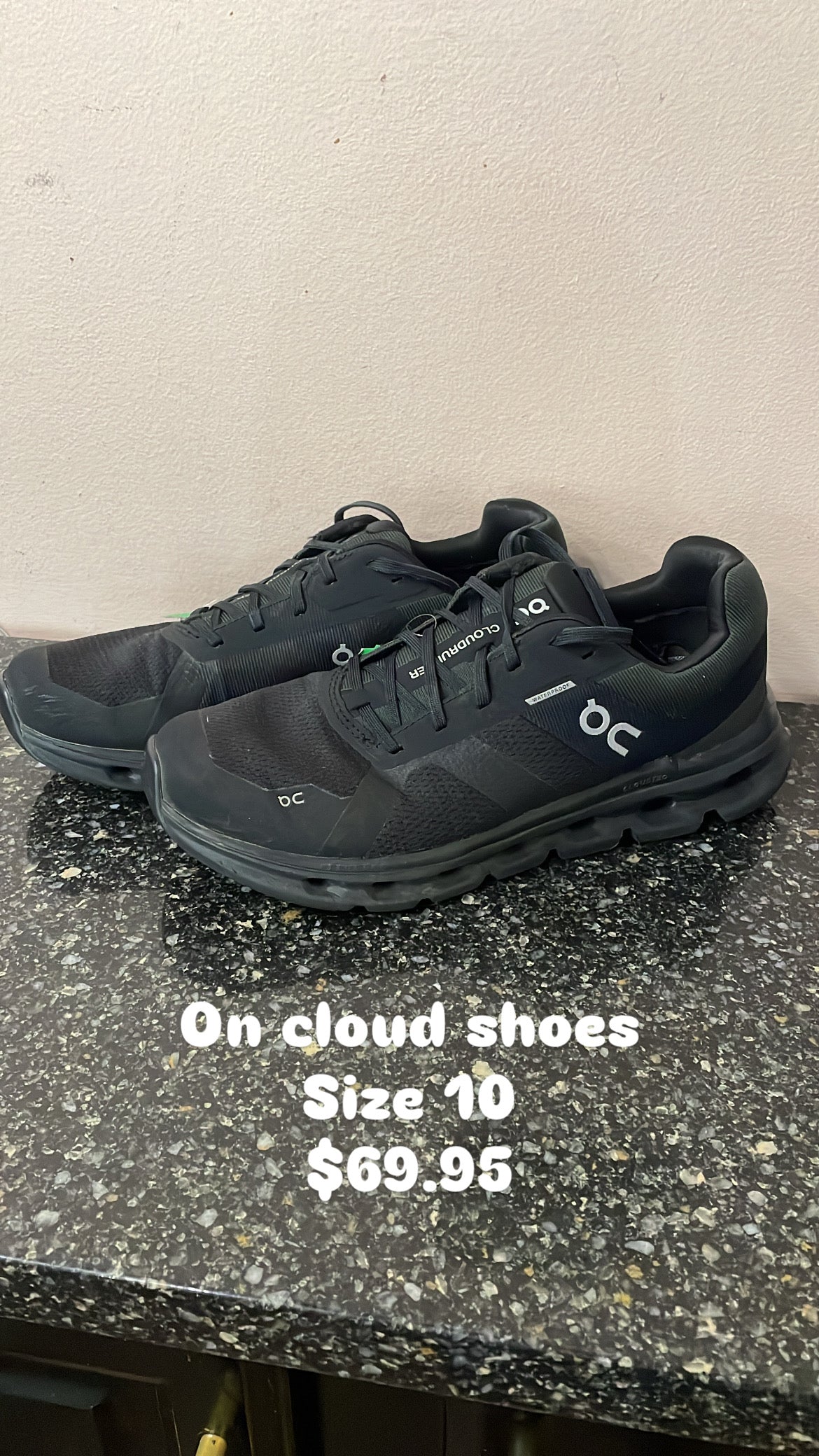 On cloud shoes
