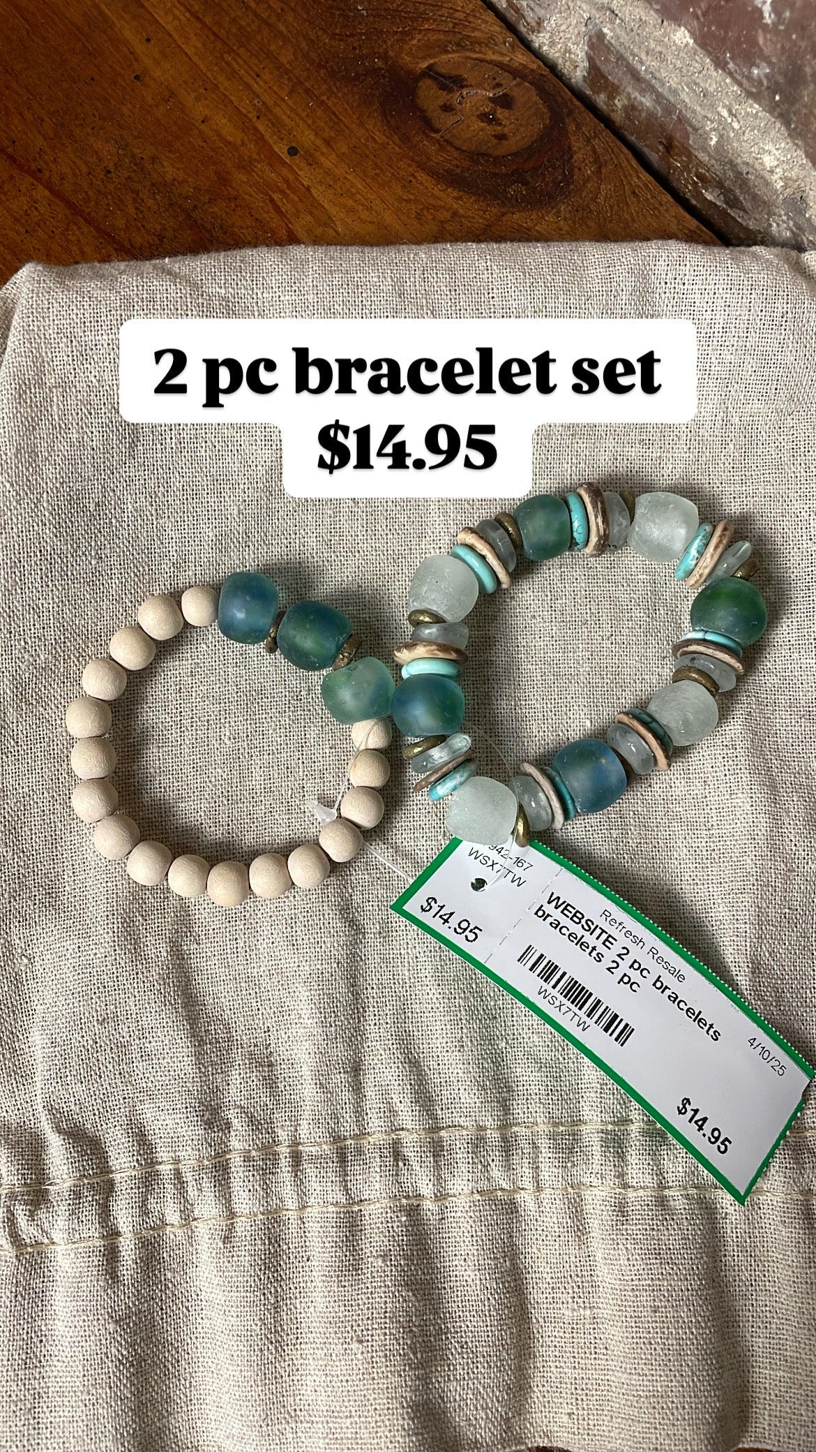 2 pc bracelet set