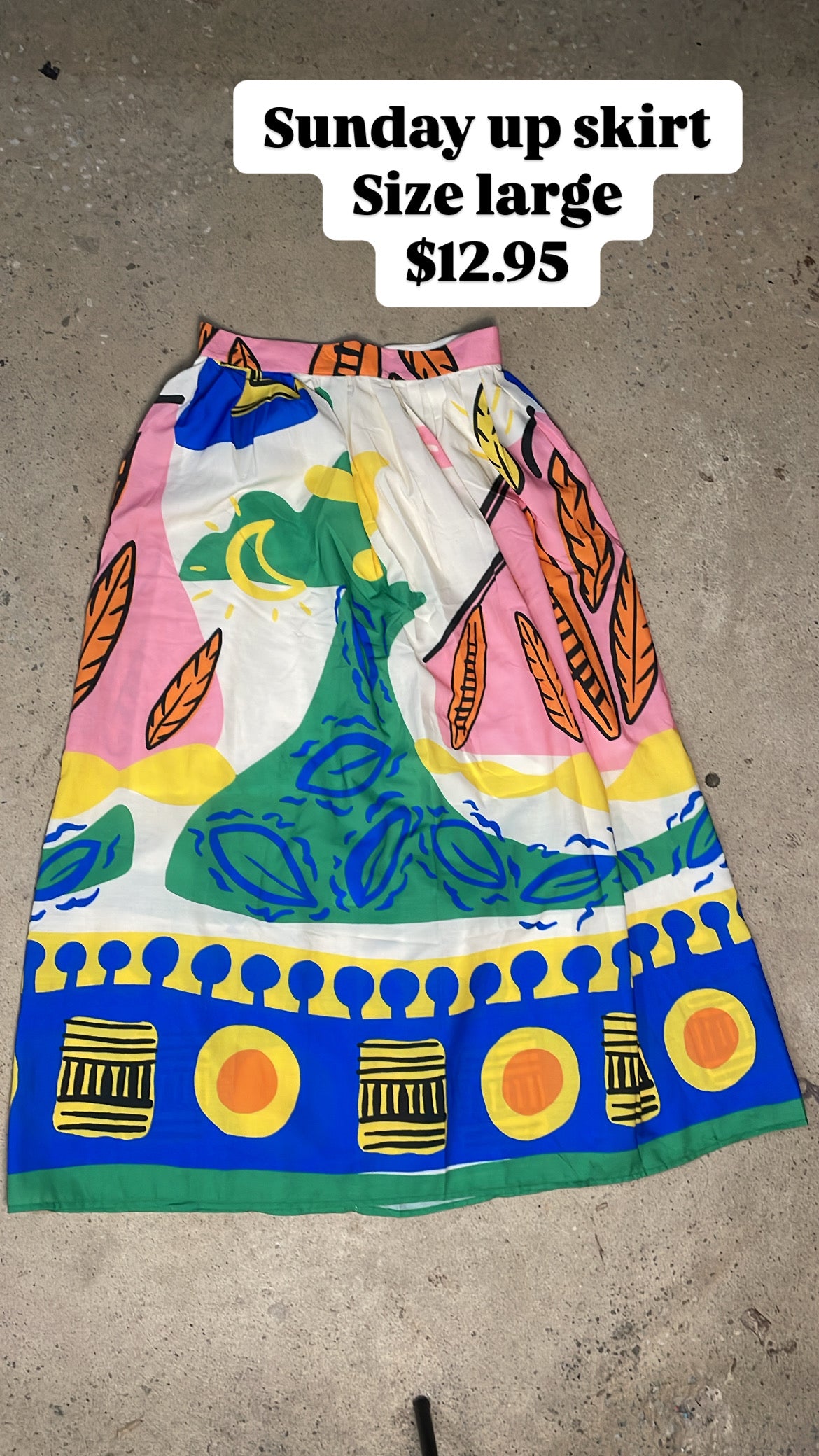 Sunday up skirt