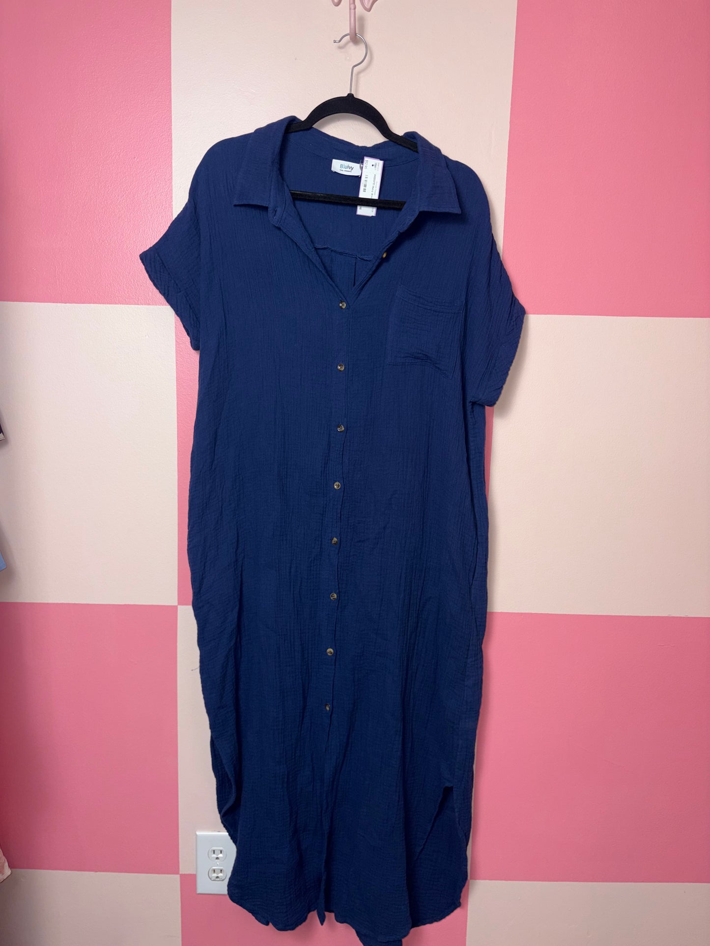 Blueivy dress -size large