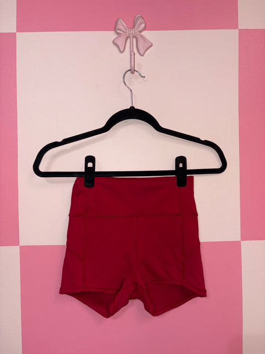 Lululemon biker shorts - size 4