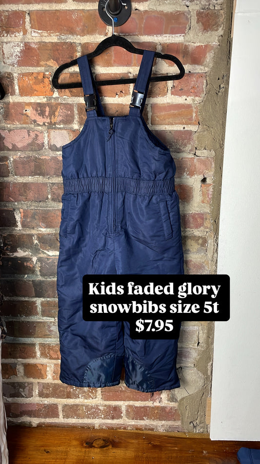 Faded glory snow bibs
