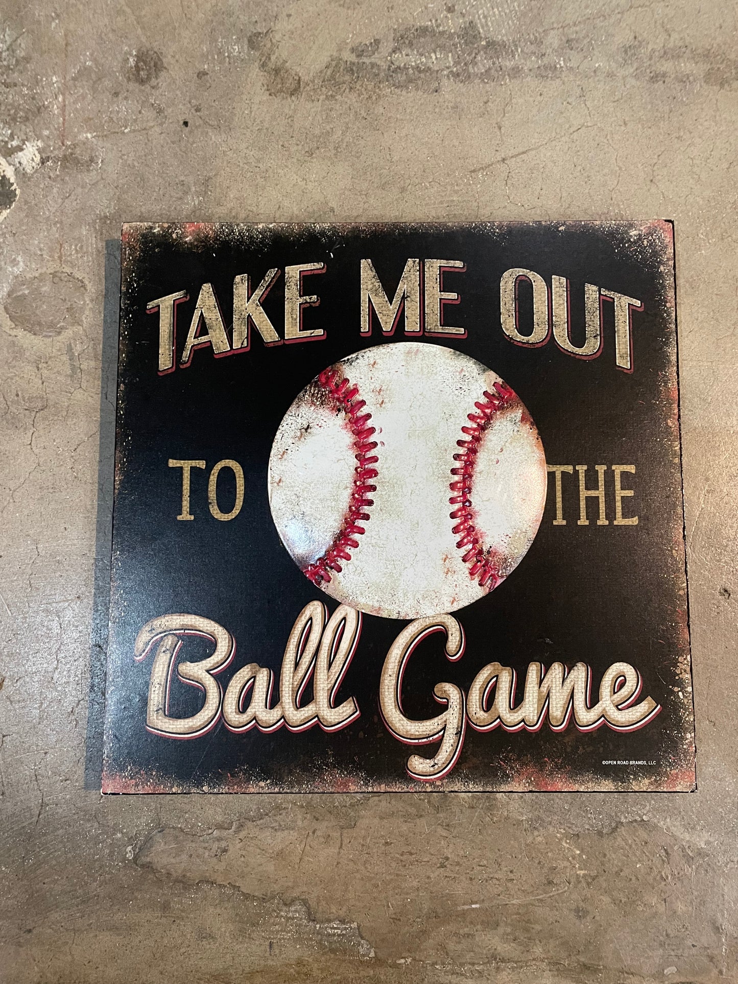 Baseball wall decor