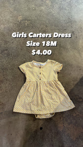 Girls Carters dress