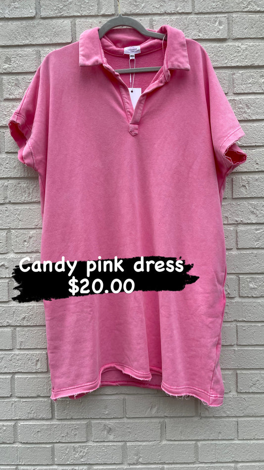 Candy pink dress