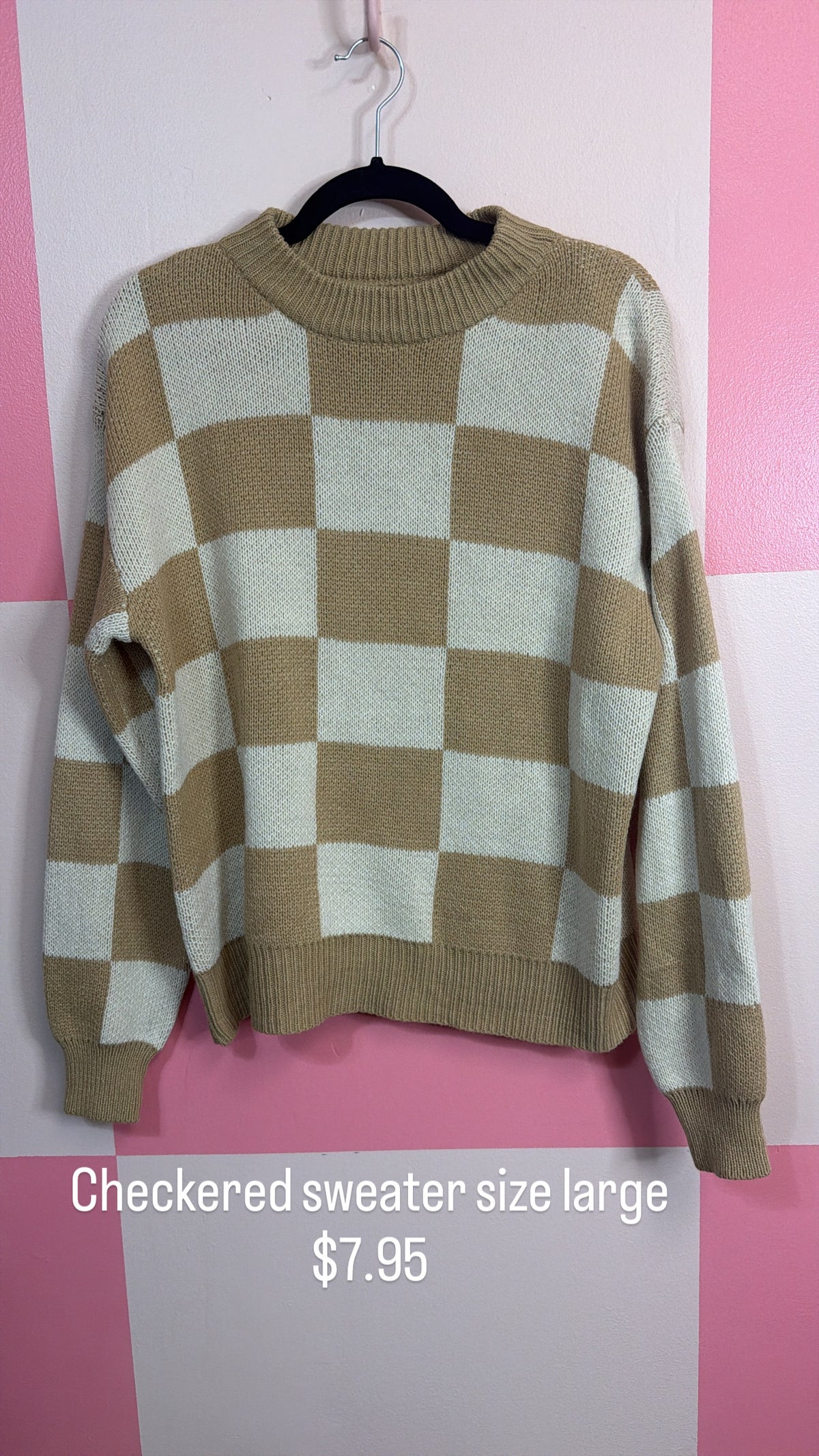 Checkered sweater