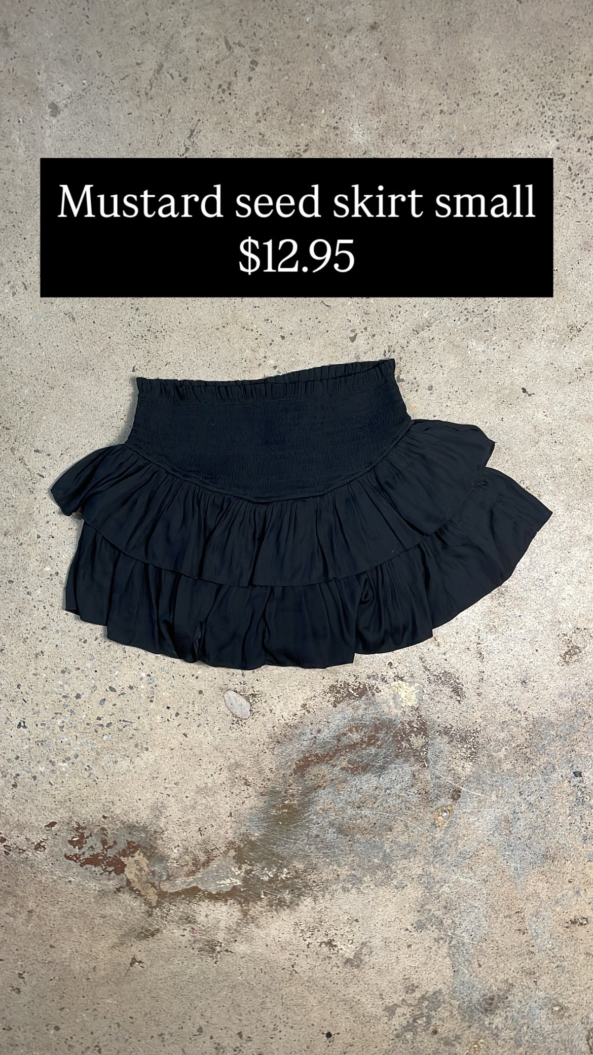Mustard seed skirt