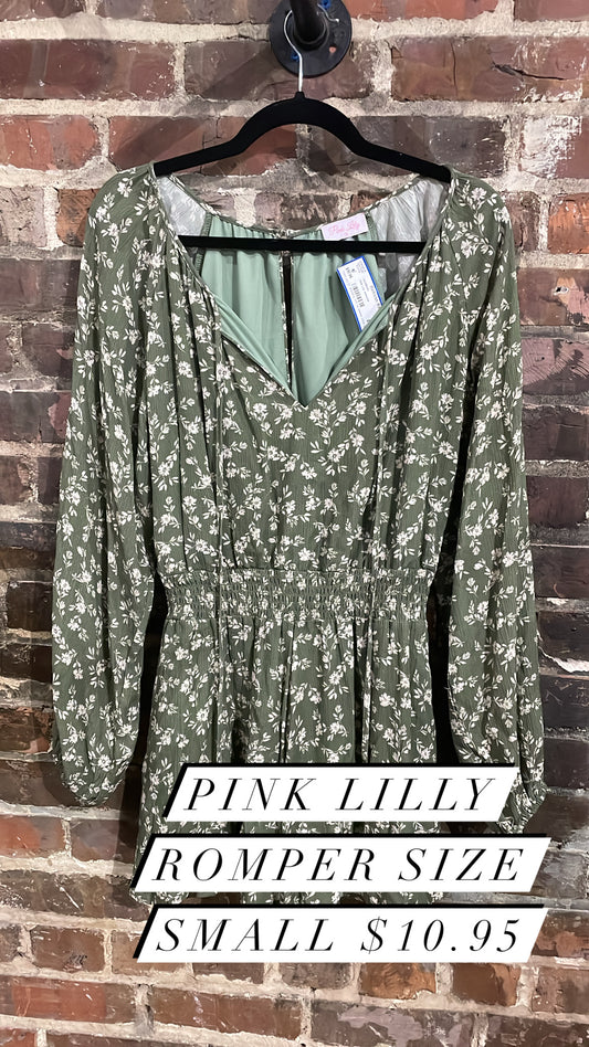 Pink Lilly Romper