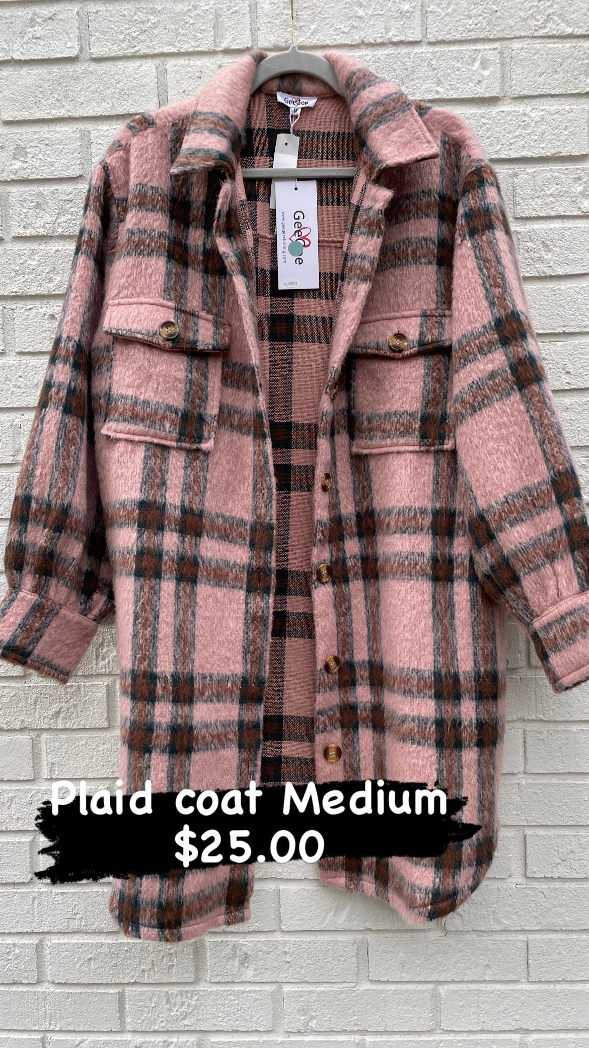 Plaid coat