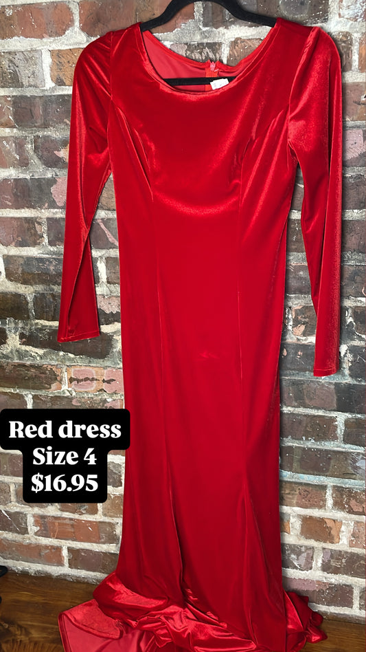 Red dress