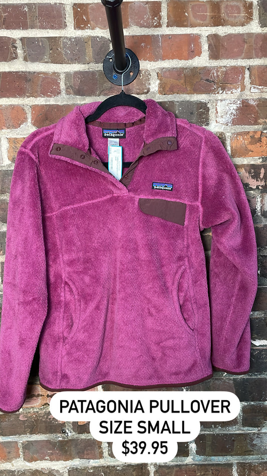 Patagonia pullover purple