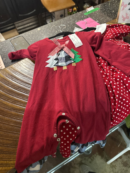 Christmas tree romper