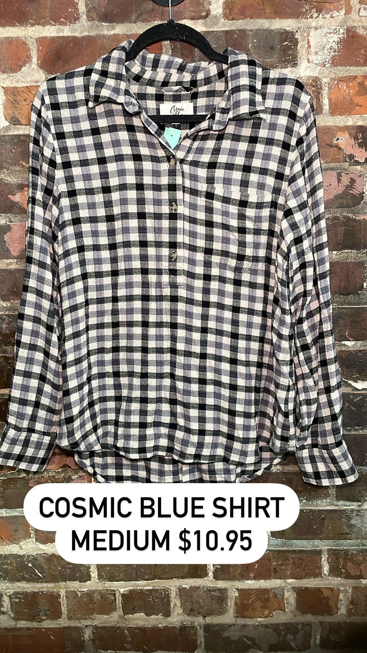 Cosmic blue shirt