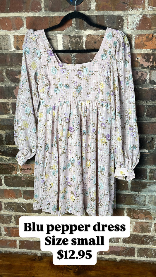 Blu pepper dress