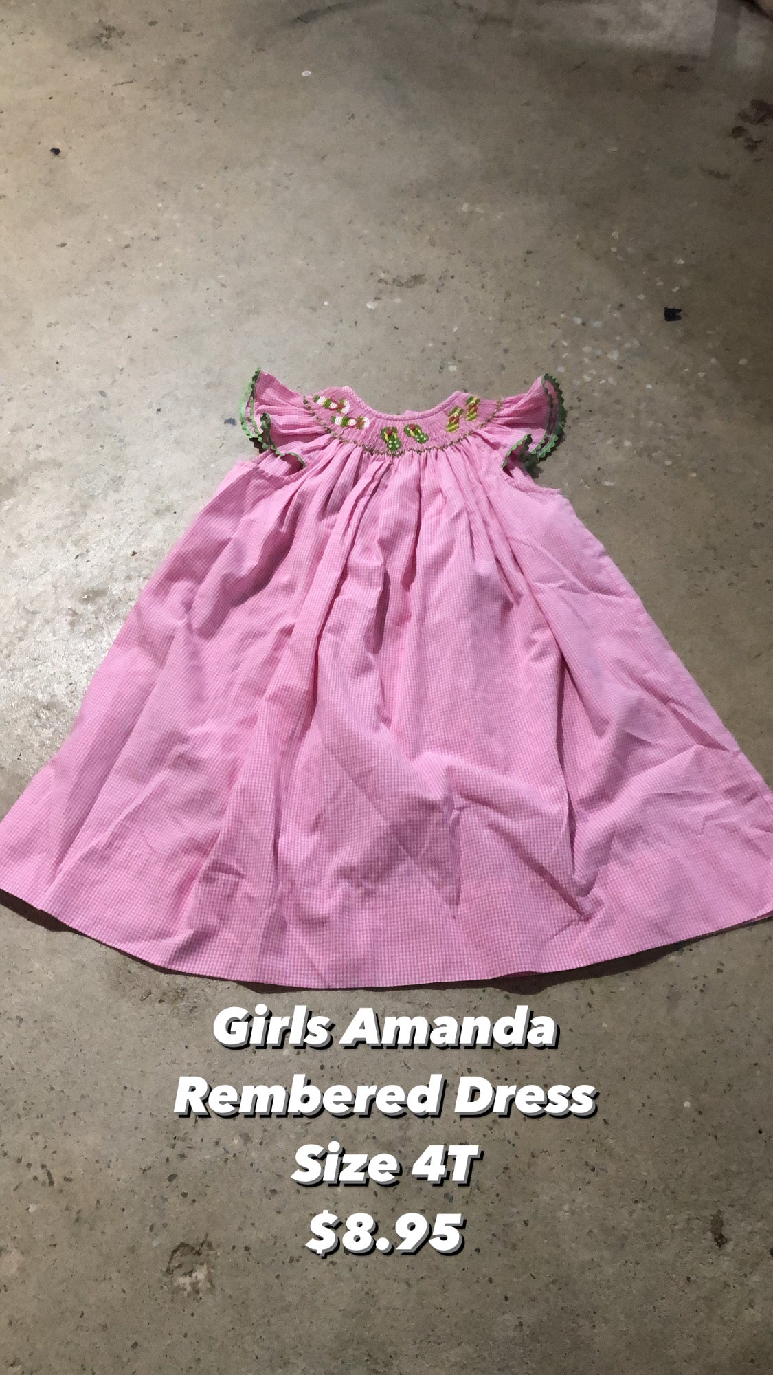 Girls Amanda Remberence Dress