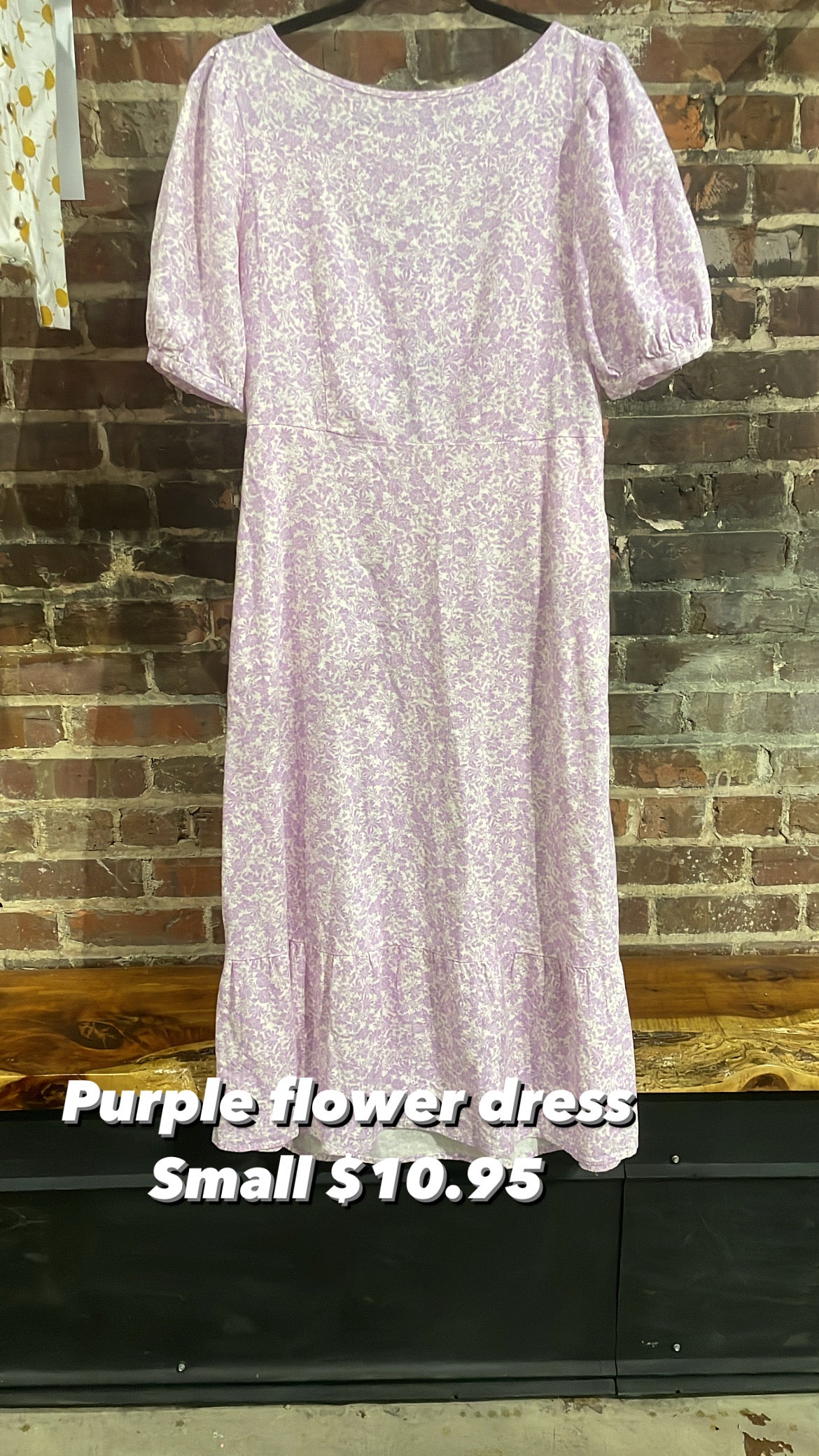 Purple flower dress