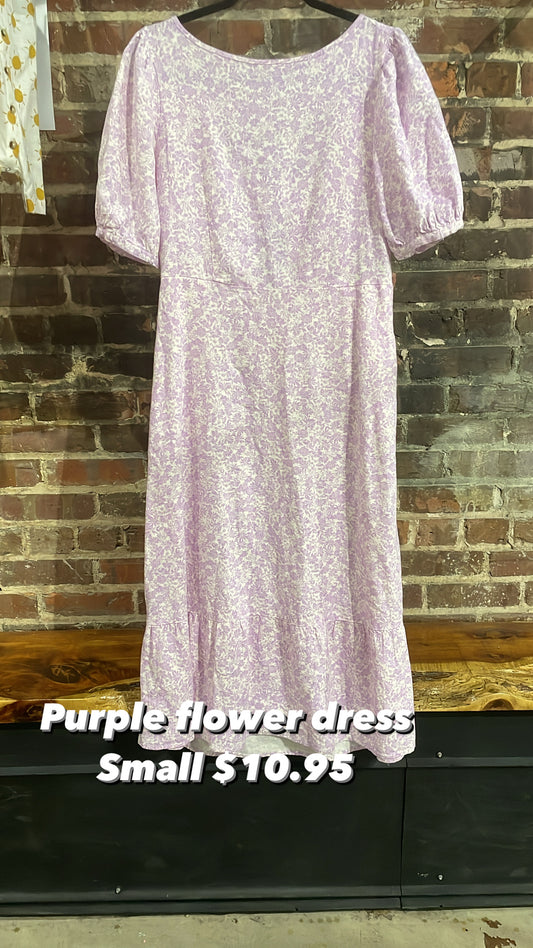 Purple flower dress
