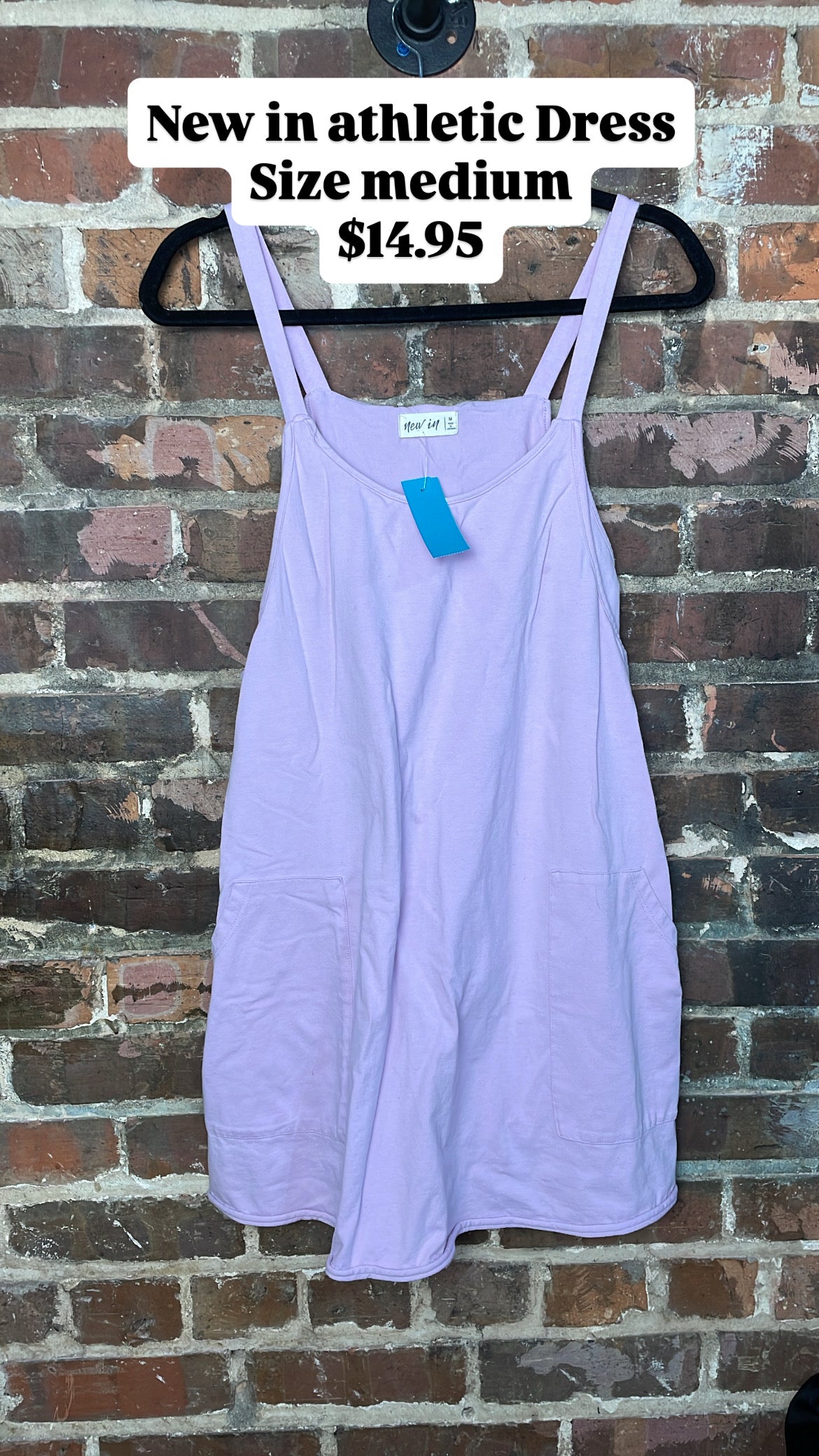 New in athletic dress