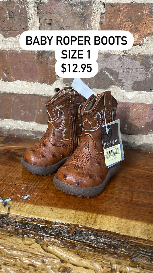 Baby roper boots