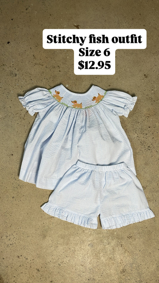 Stitchy fish outfit
