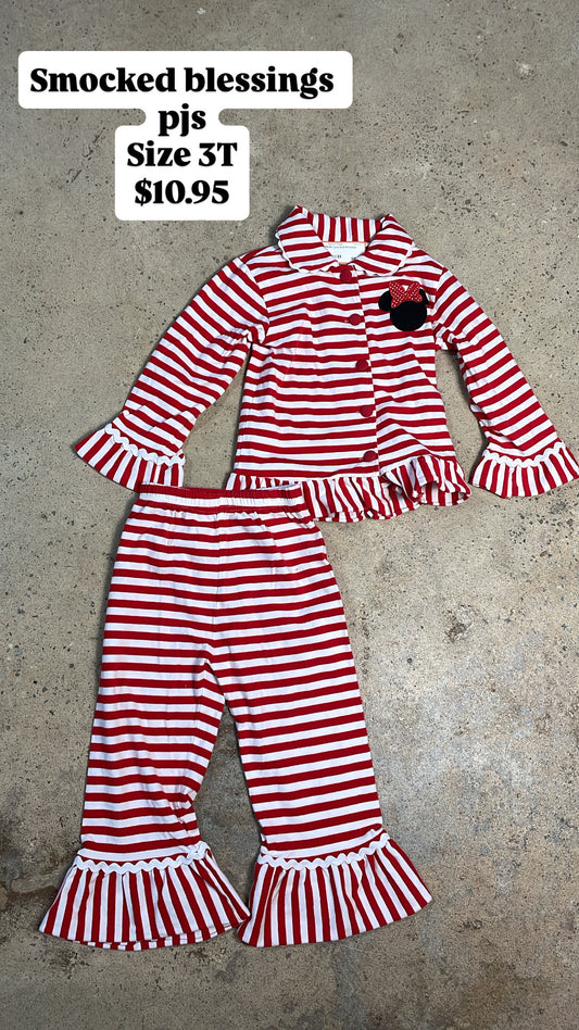 Smocked blessings pjs