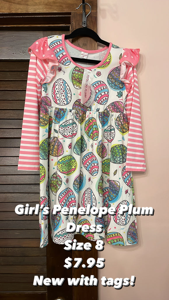 Girl’s Penelope Plum Dress