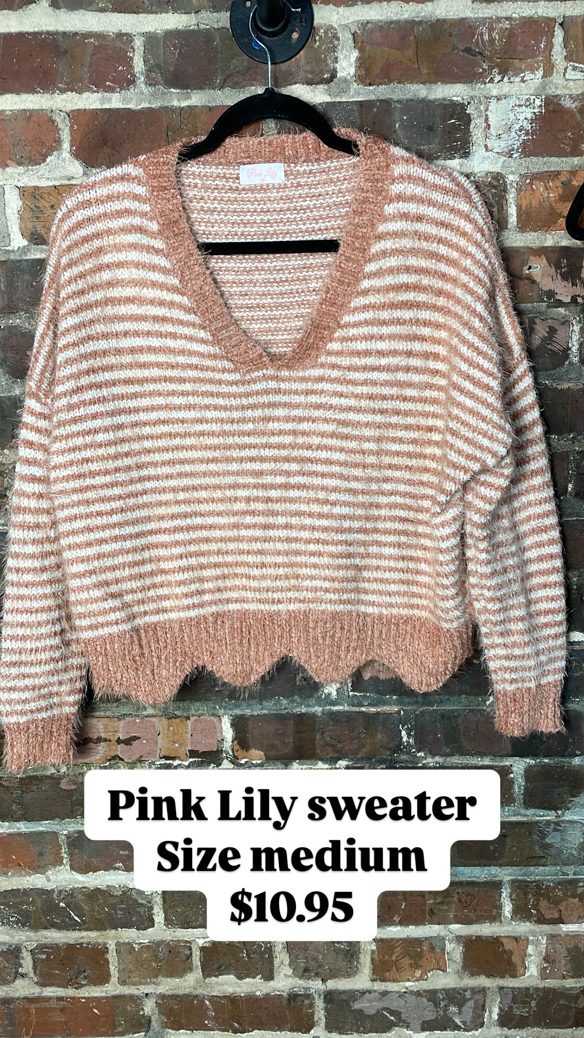 Pink Lily sweater