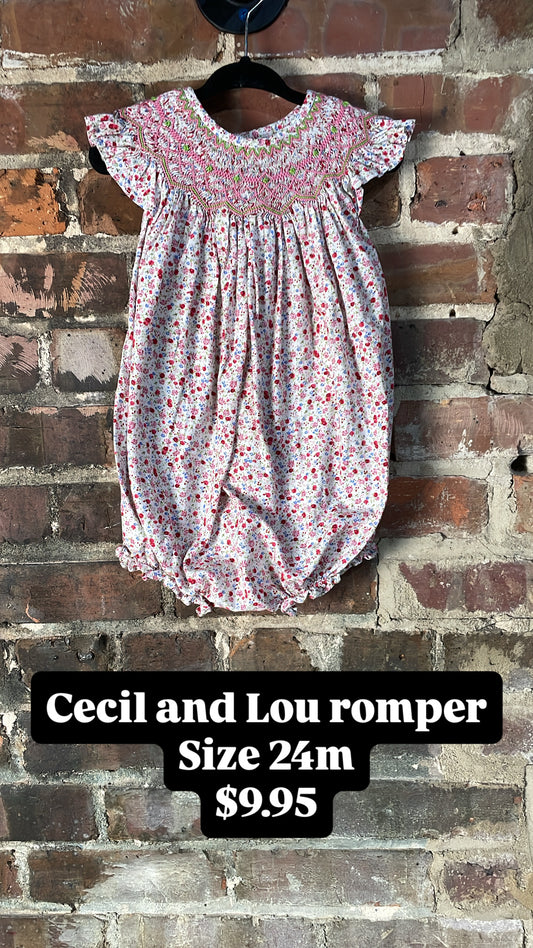 Cecil and Lou romper