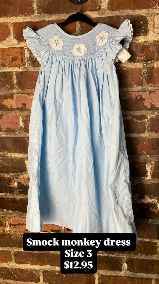 Smock monkey dress