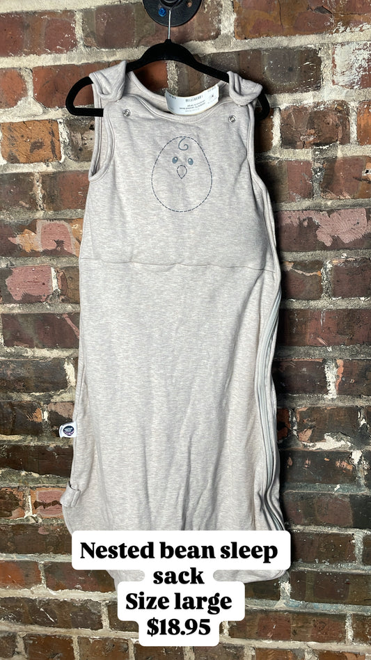Nested bean sleepsack