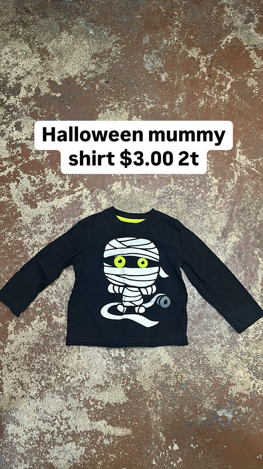 Halloween mummy shirt