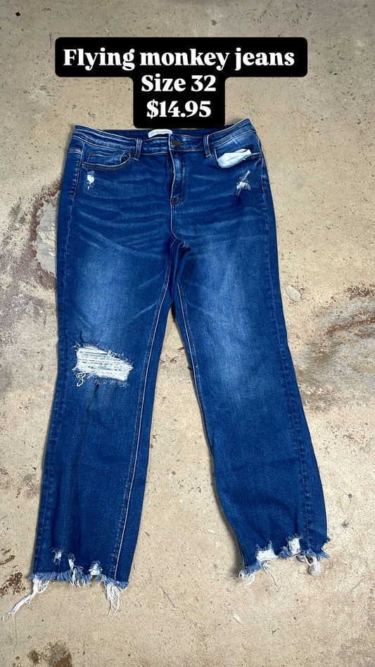Flying monkey jeans