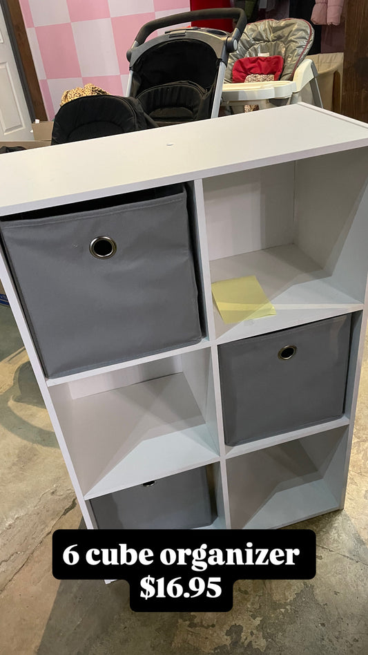 6 cube organizer