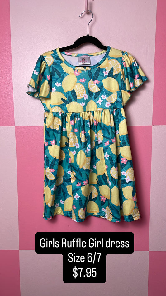 Ruffle girl dress