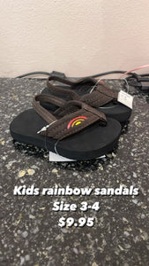 Rainbow sandals