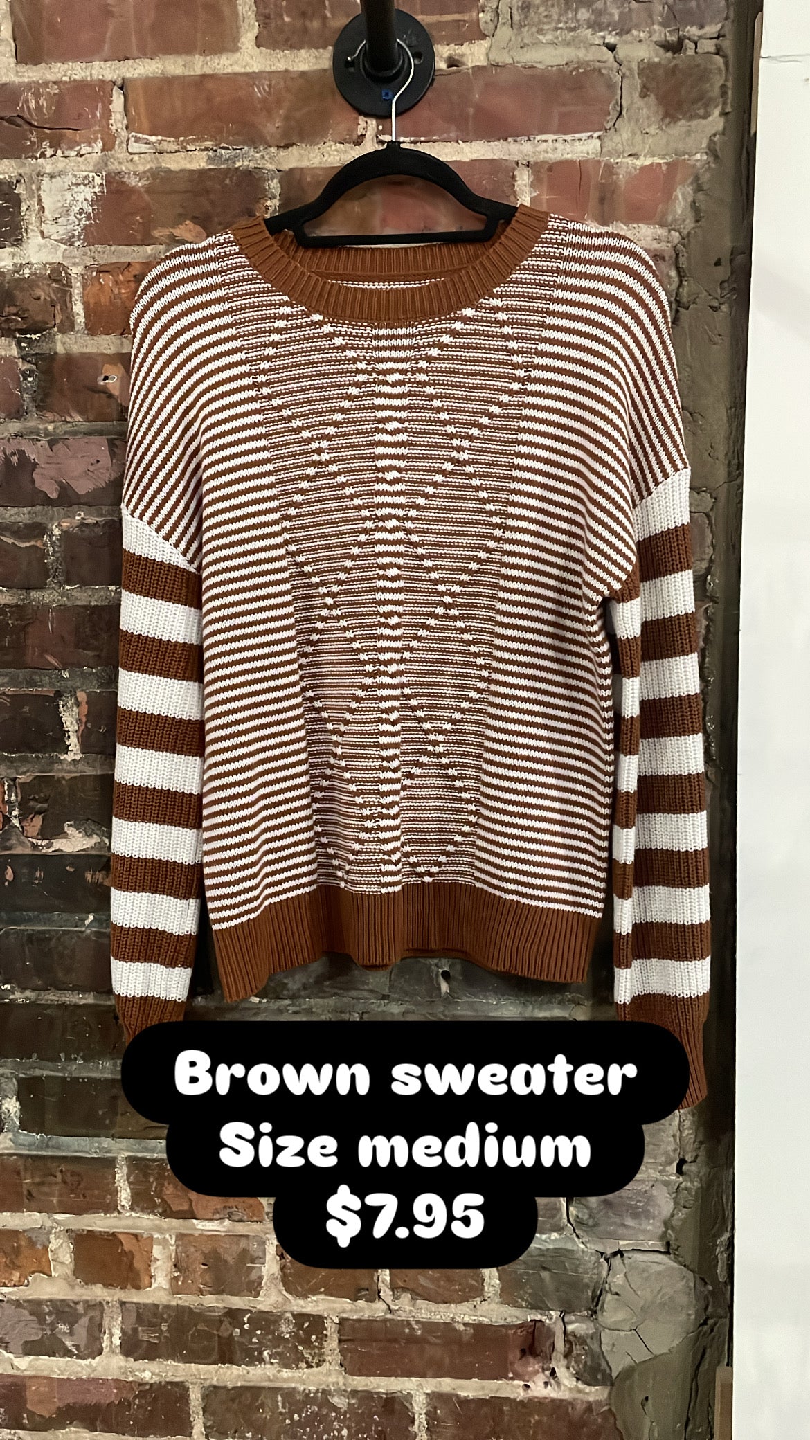 Brown sweater