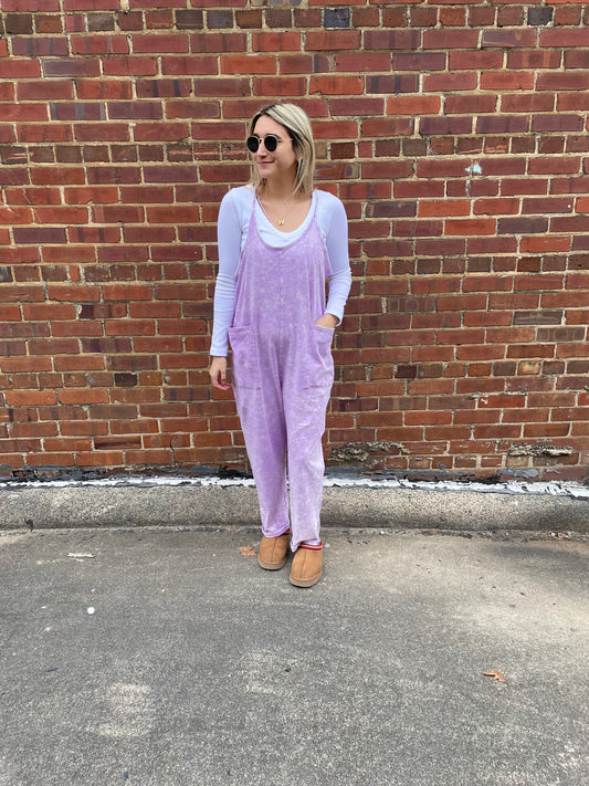 Lavender jumpsuit