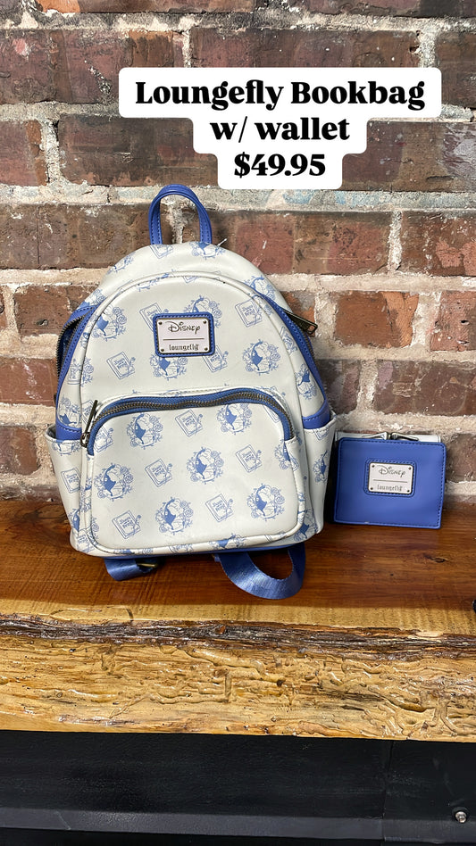 Loungefly Bookbag w/ wallet