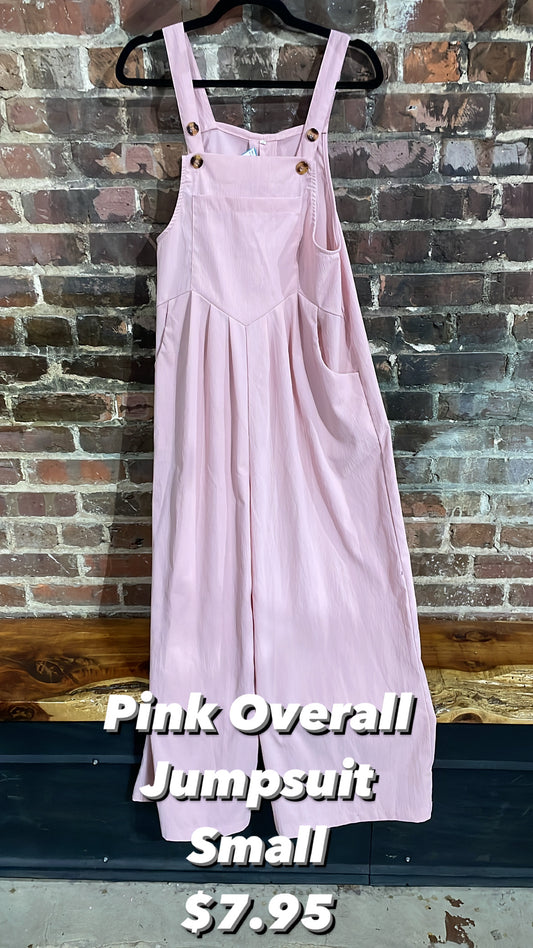 Pink Overall Jumpsuit