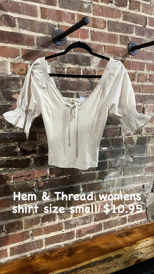 Hem & Thread Womens Shirt